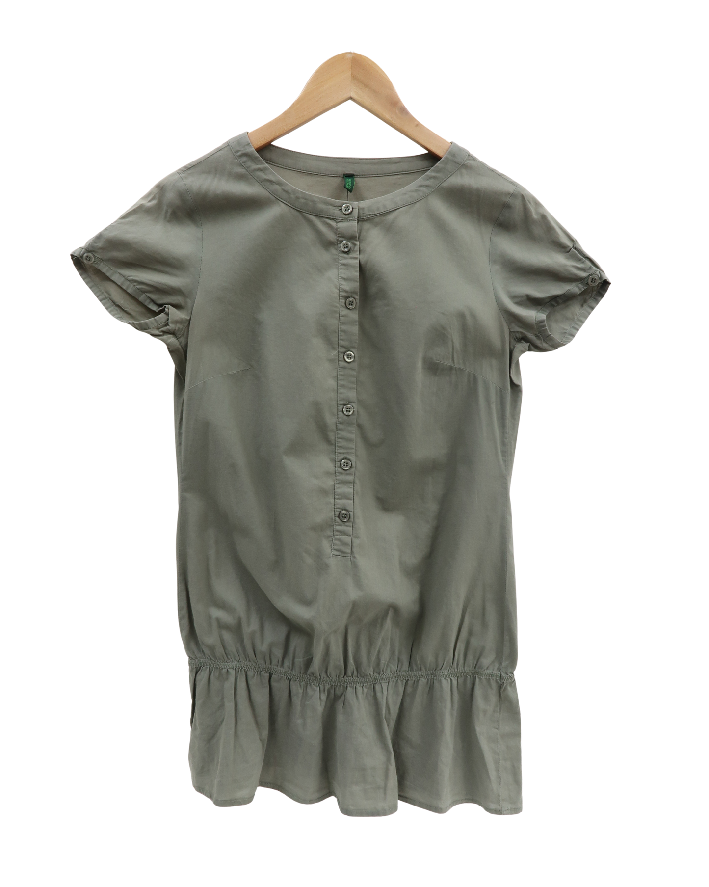 Chemise khaki - Benetton - M