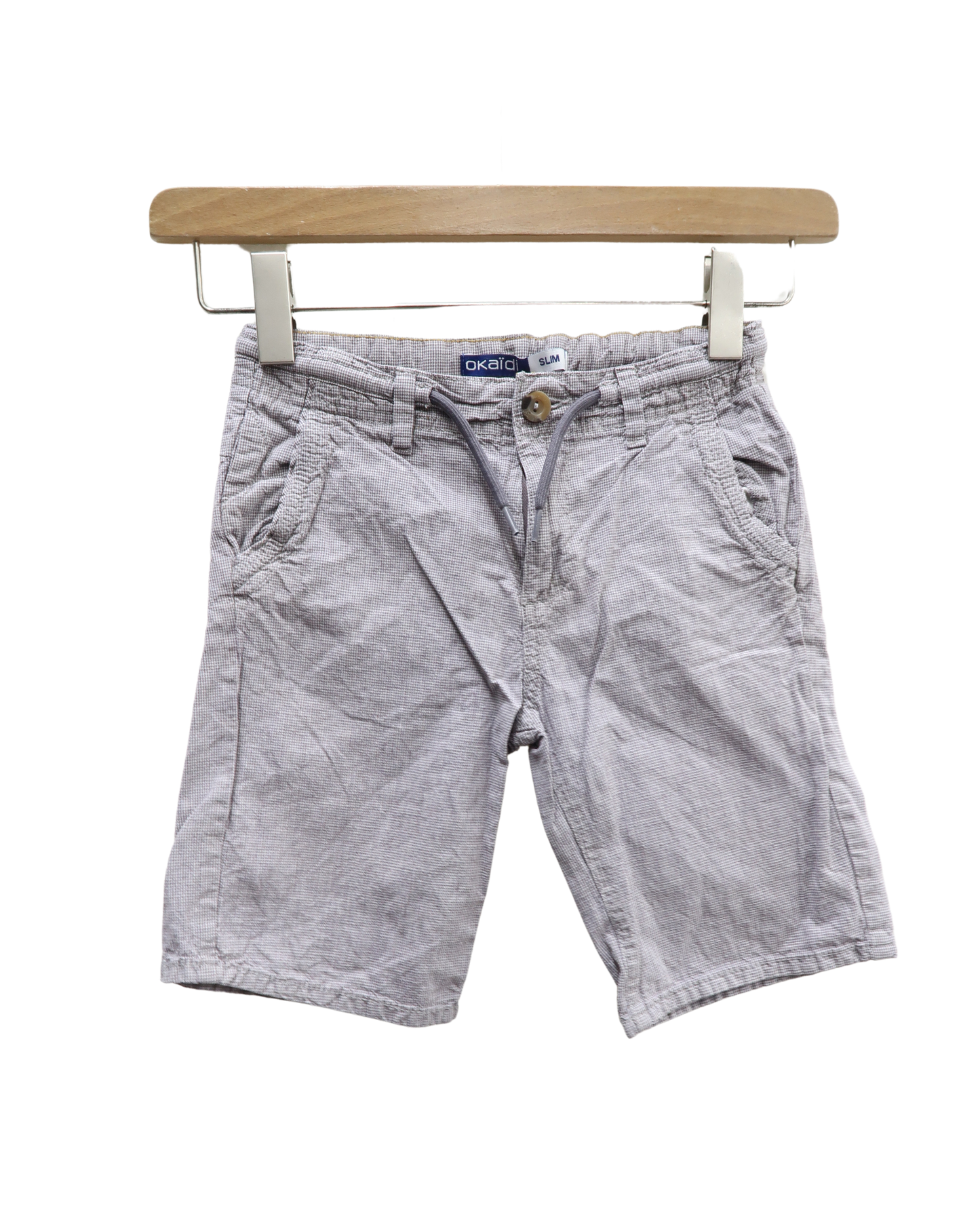 Short à motif gris & blanc - Okaïdi - 10 ans - Garçon