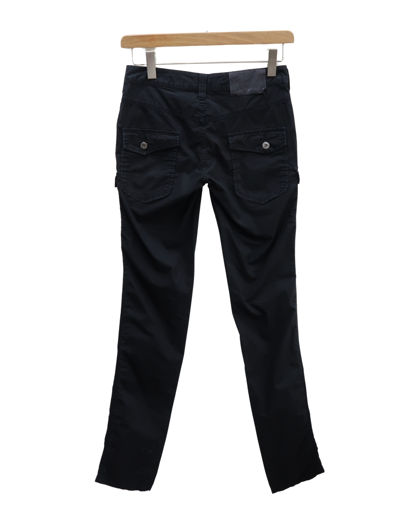 Pantalon Y2K noir à poche - Calvin Klein - M