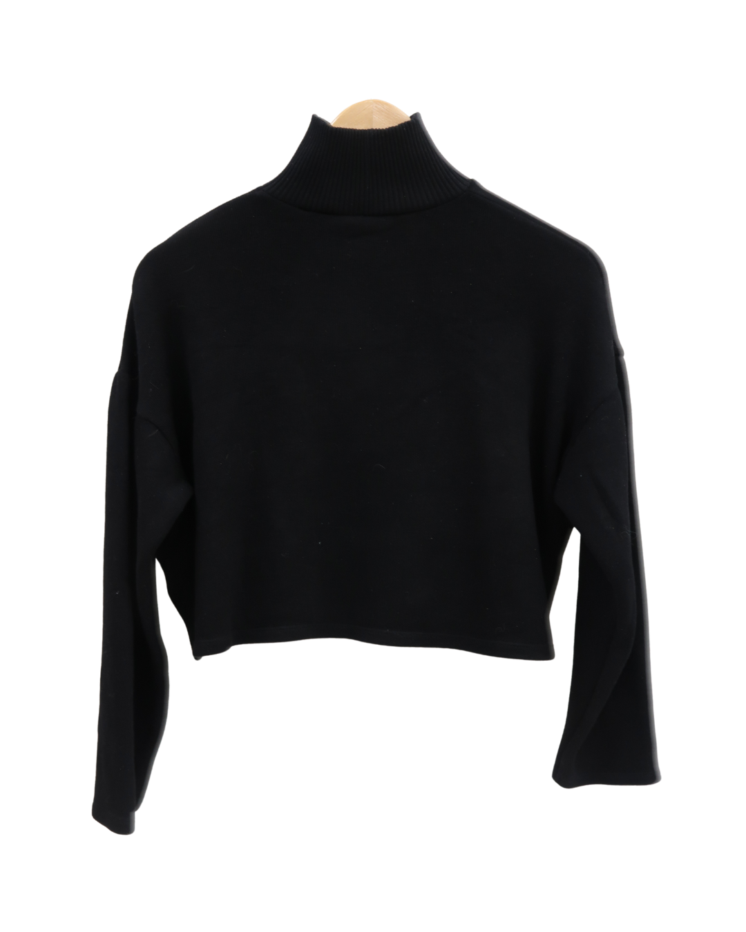 Haut au col montant noir - Zara - S
