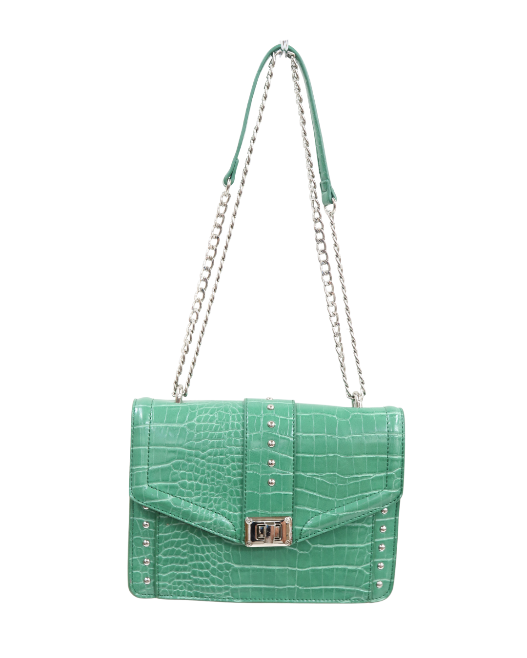 Sac bleu turquoise clouté - Manoukian