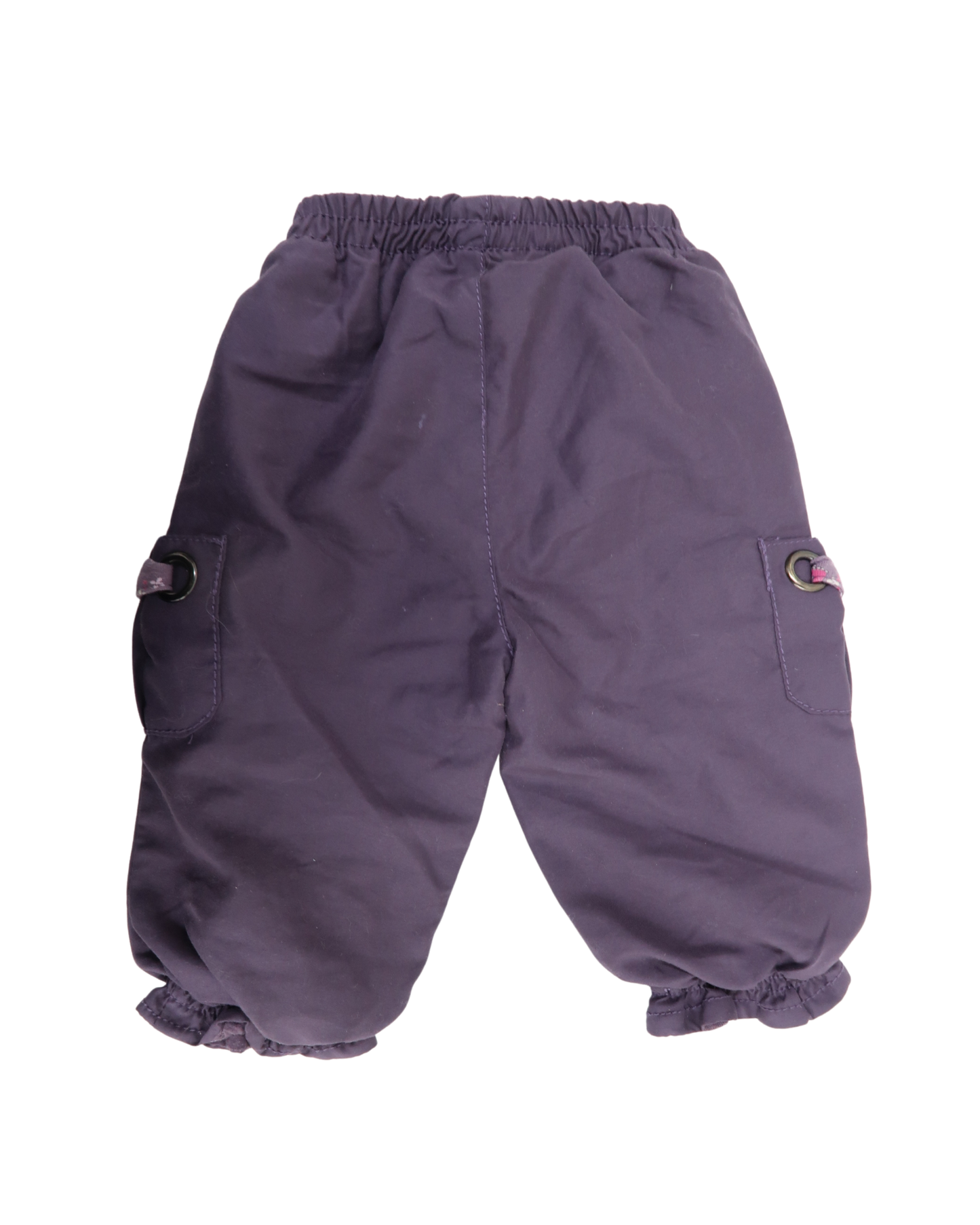 Pantalon violet à rubans - 1 an - Fille