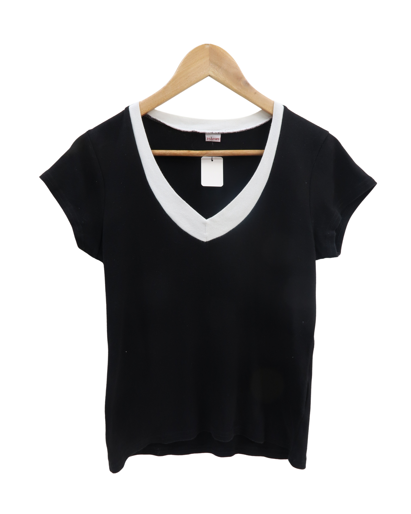 T-shirt noir - 3 suisses - L