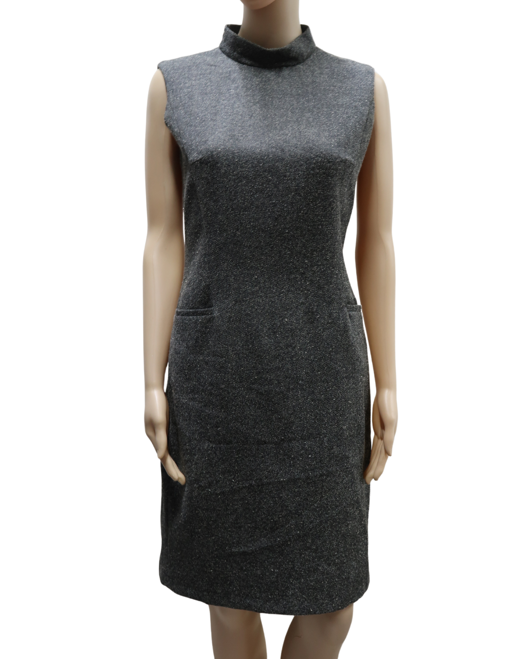 Robe grise chinée à poches - Chantal Rosner - S