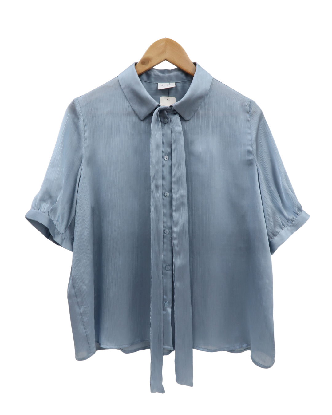 Chemise à manches courtes bleue nacrée - Vila - M