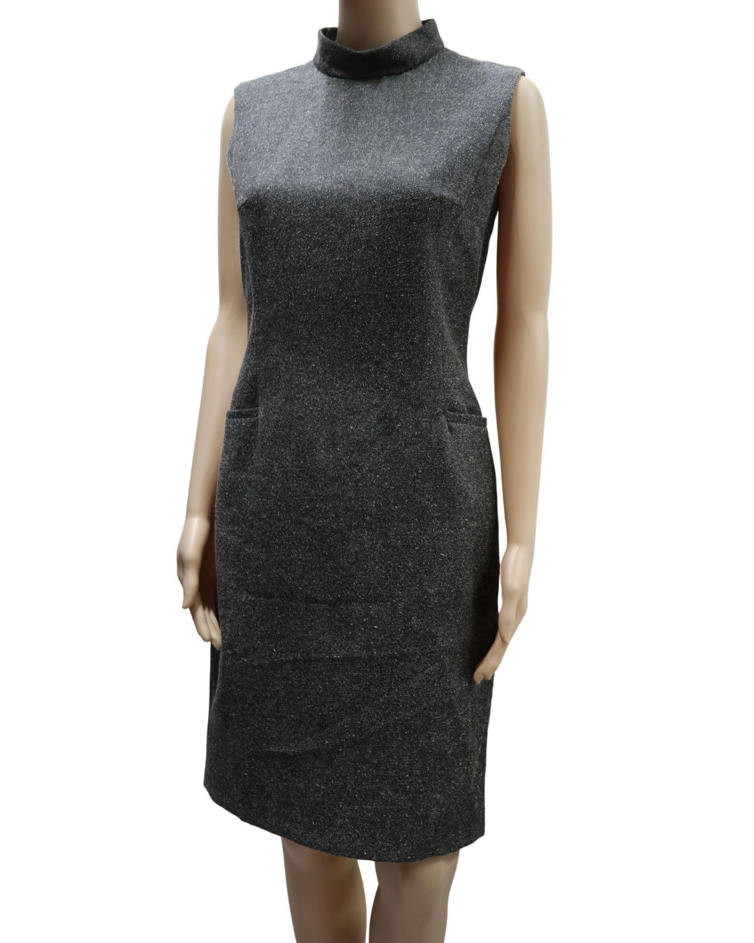 Robe grise chinée à poches - Chantal Rosner - S