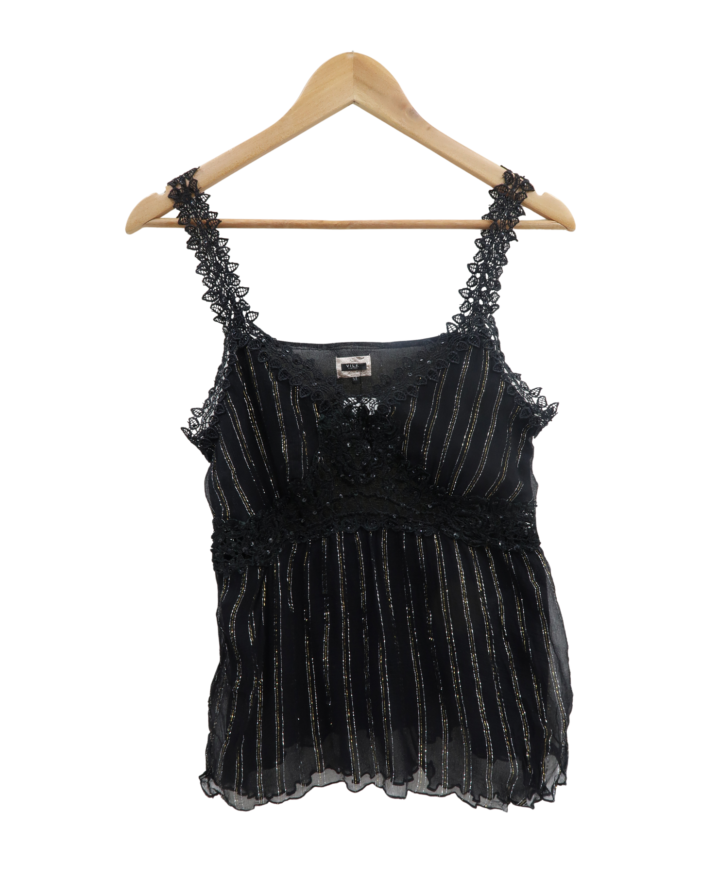 Débardeur noir à sequins - Vila clothes - M