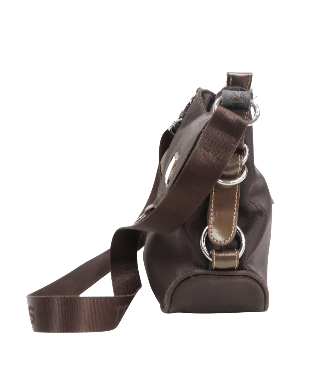 Sac marron à bandoulière - Ted Lapidus
