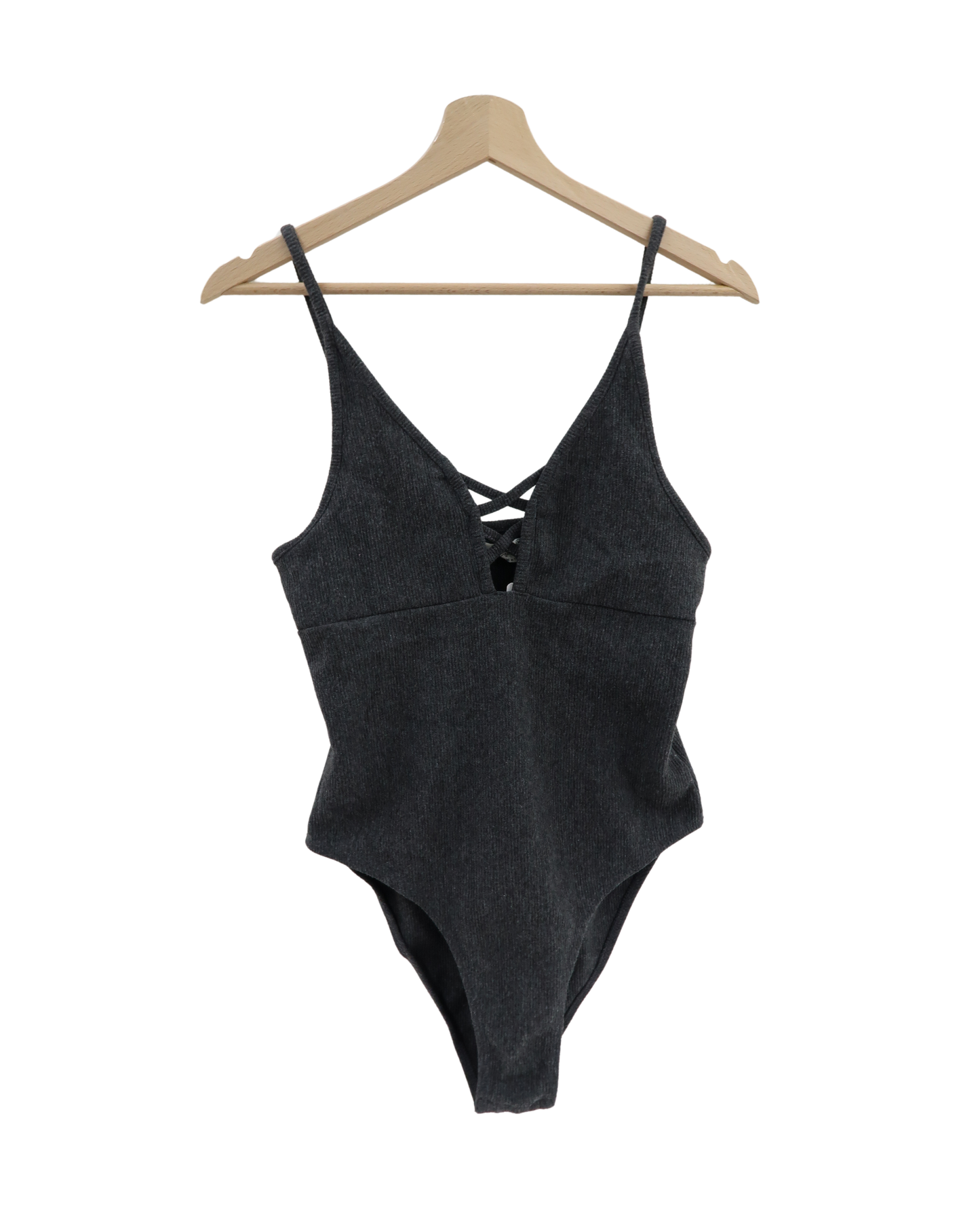Body sans manches gris foncé strié - Love to Lounge - M