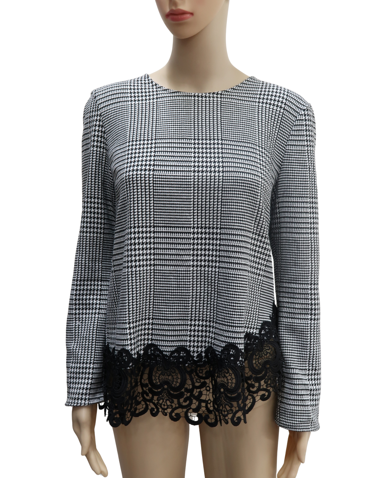 Chemisier noir & blanc - Zara - M