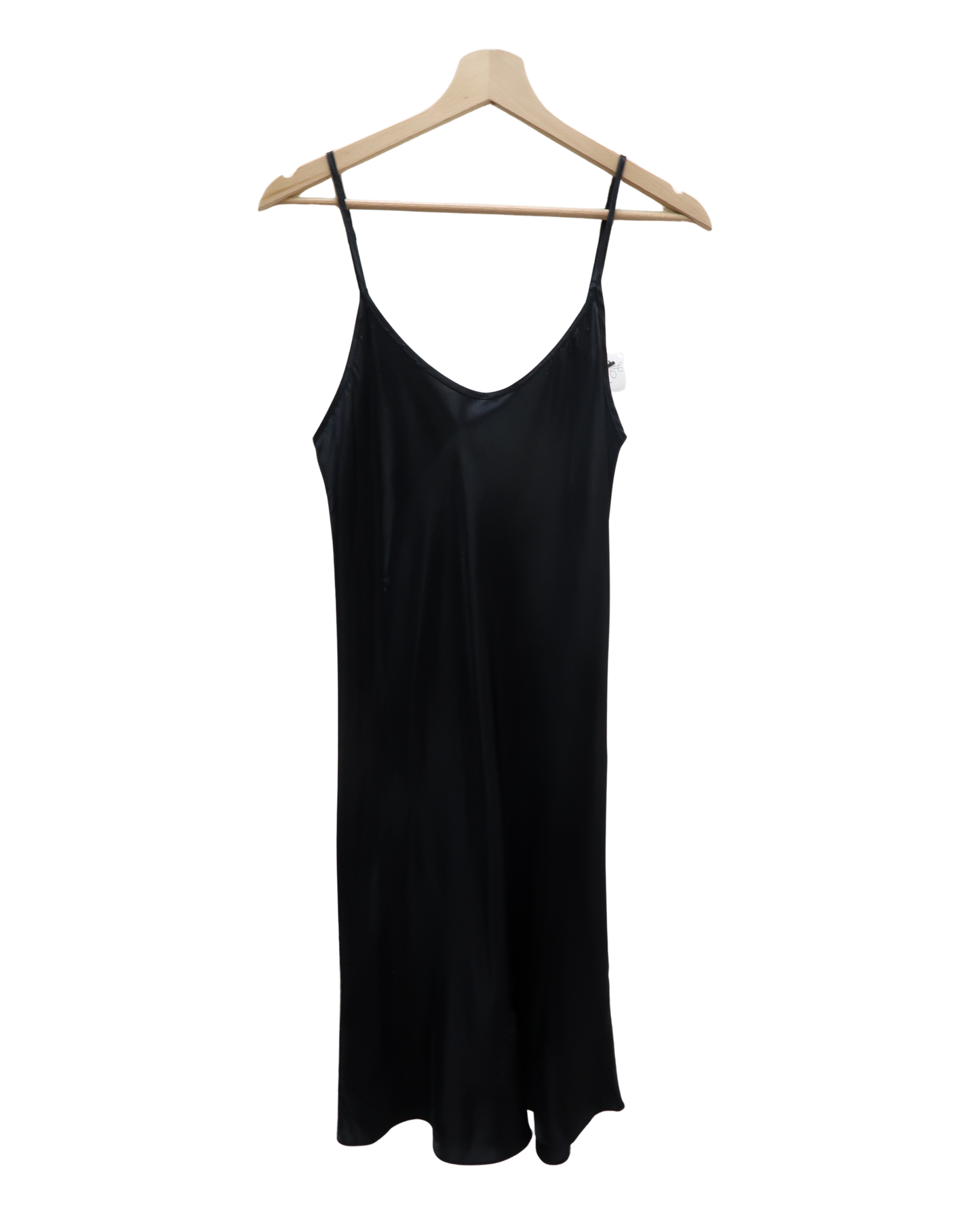 Robe noire satin - S