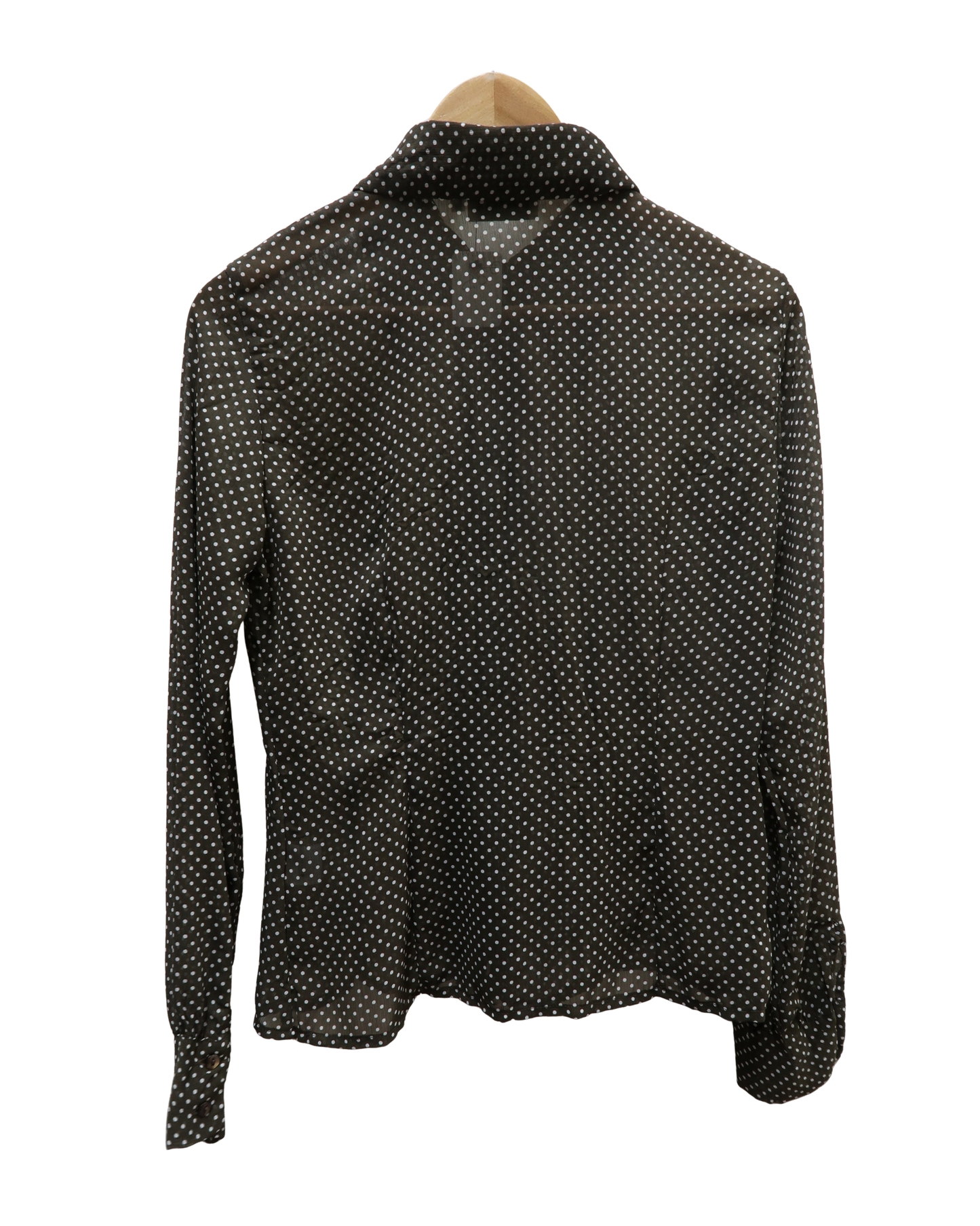 Chemisier khaki à pois blanc - Spirituel - M