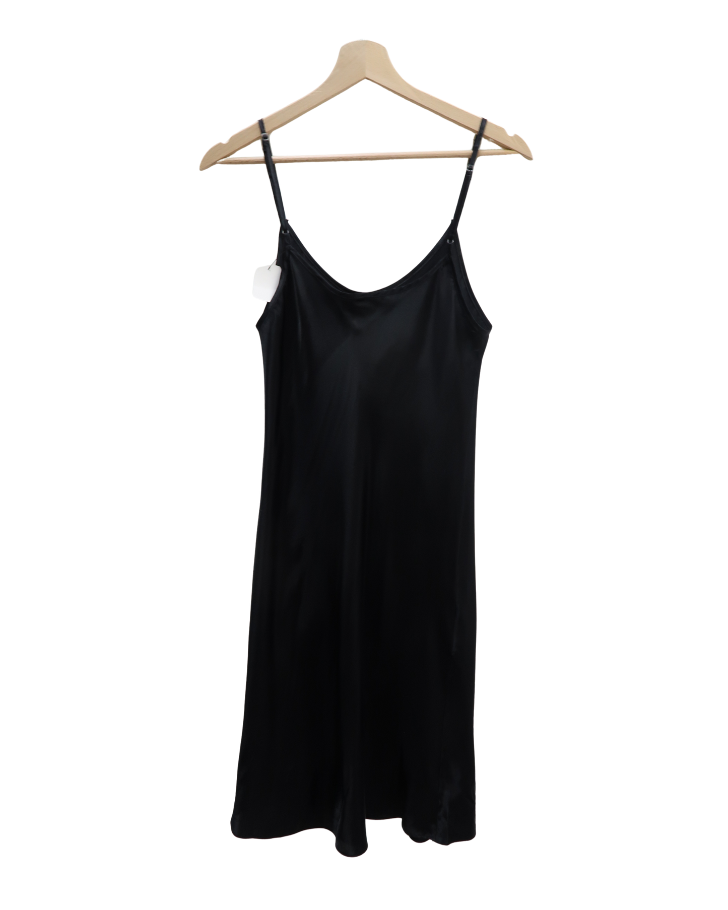 Robe noire satin - S