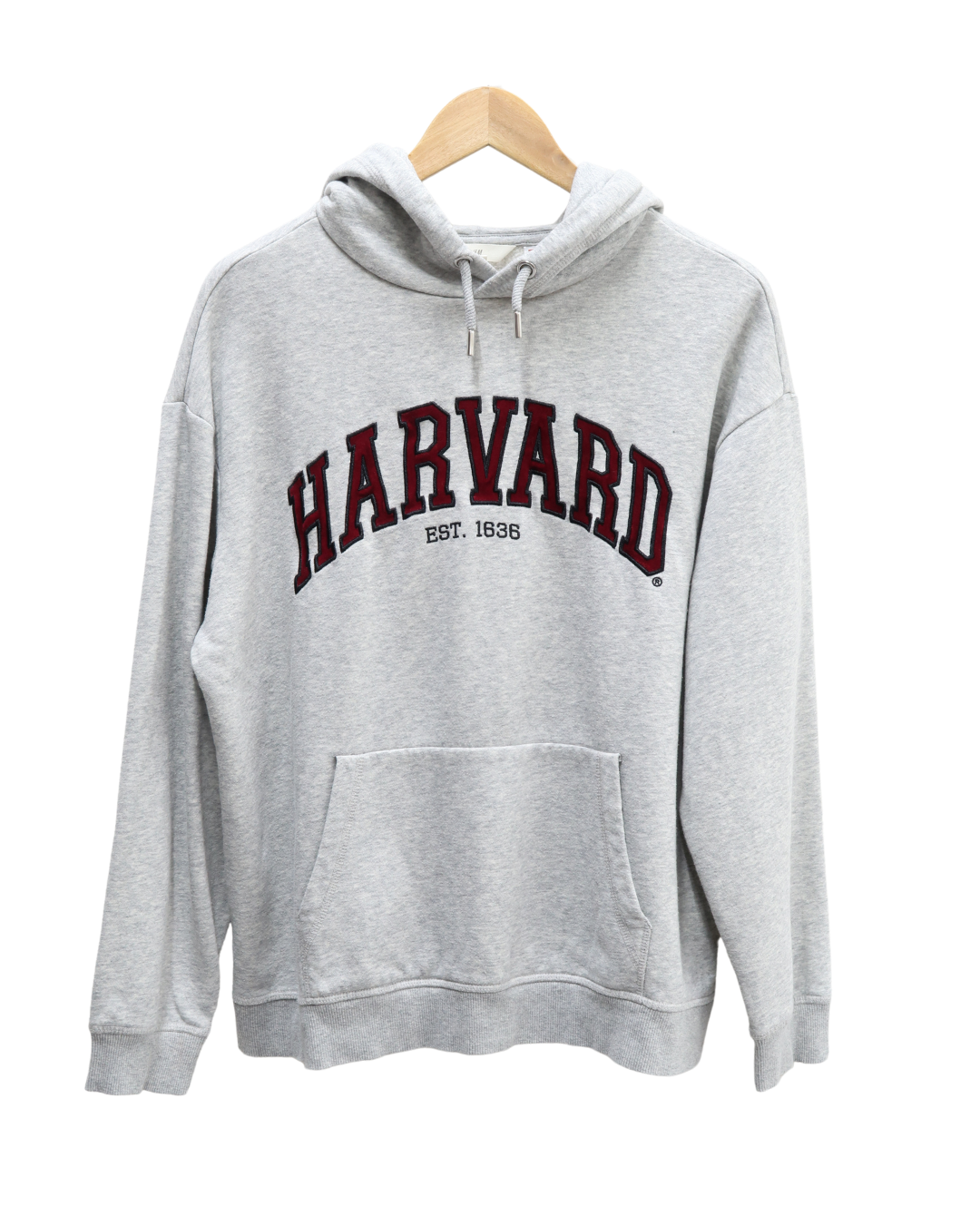 Sweat à capuche gris "Harvard" - H&M - M