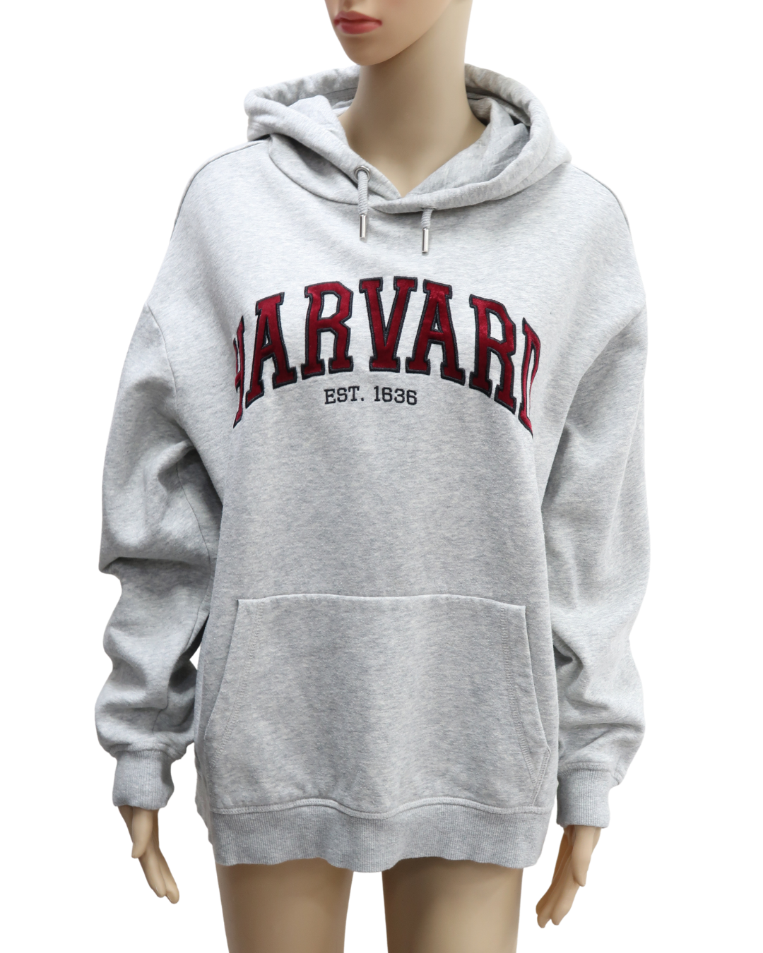 Sweat à capuche gris "Harvard" - H&M - M