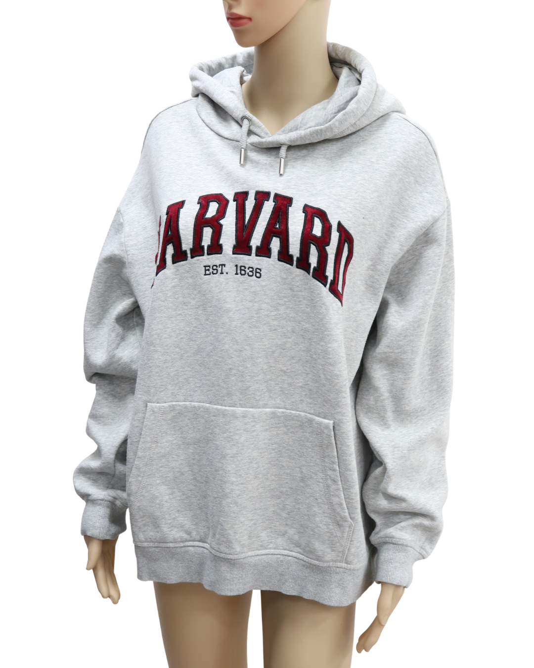 Sweat à capuche gris "Harvard" - H&M - M
