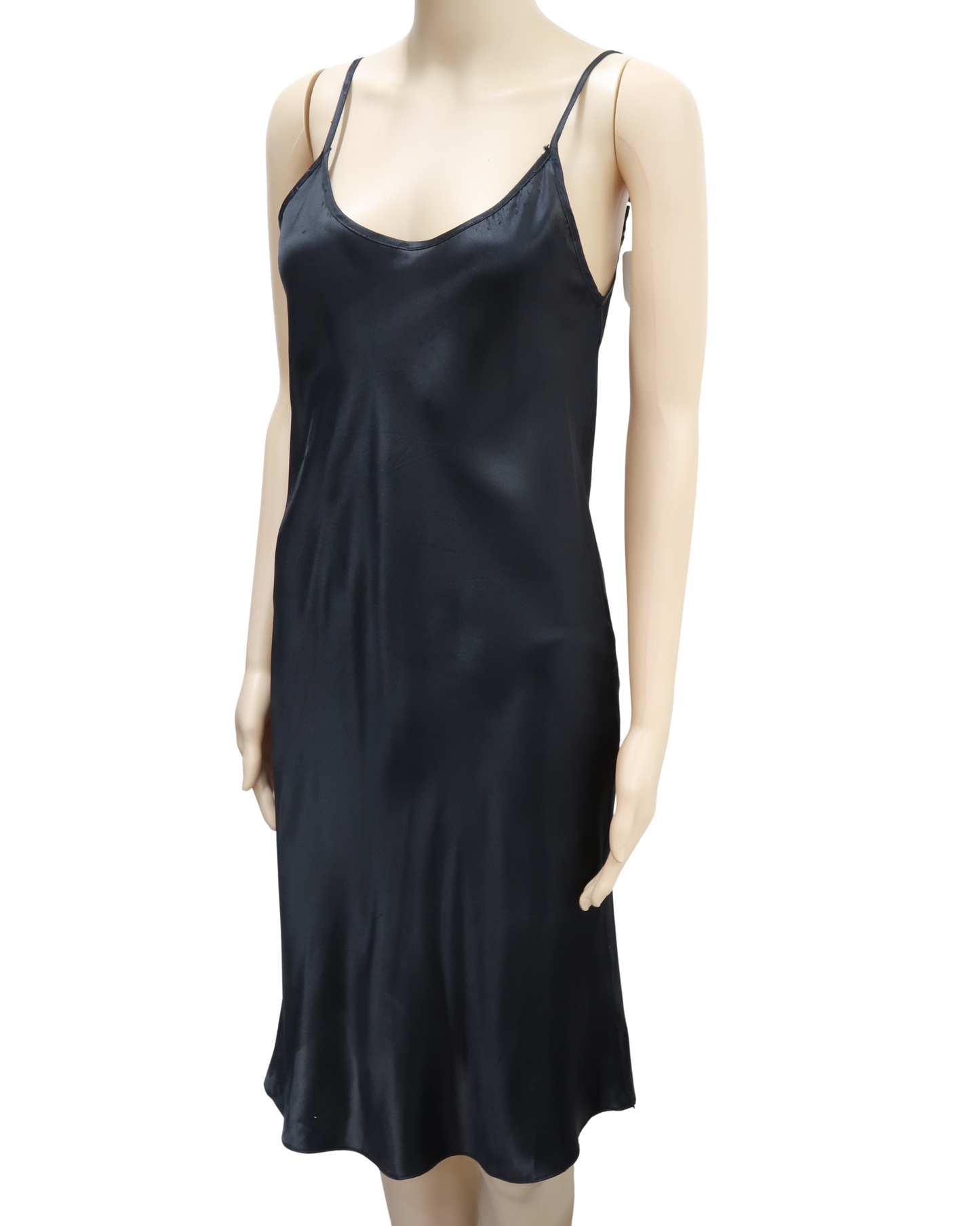 Robe noire satin - S