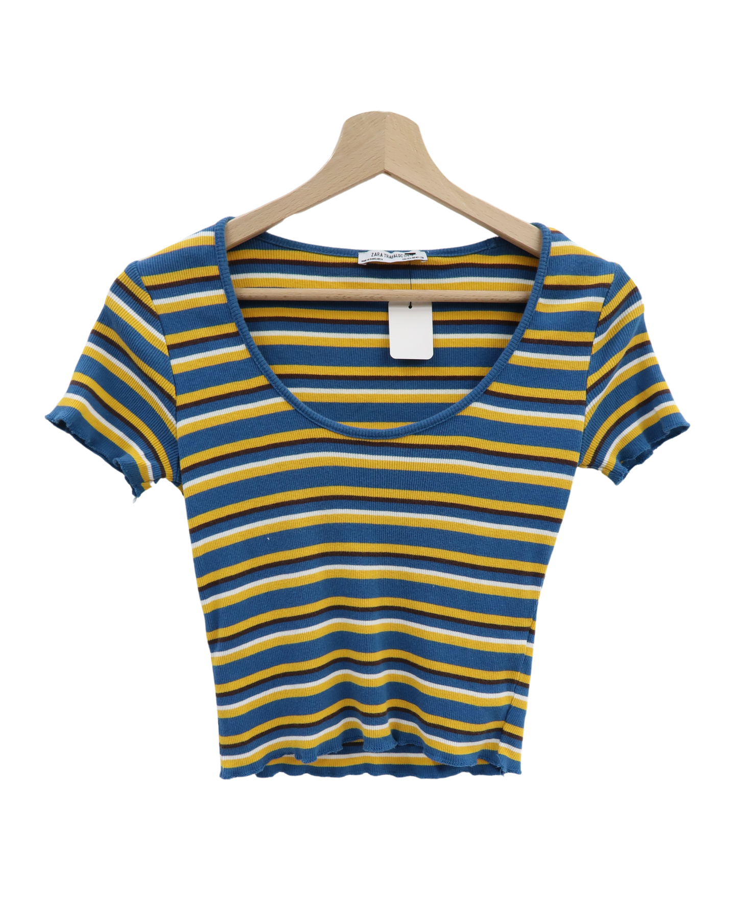 Crop top rayé - Zara - S