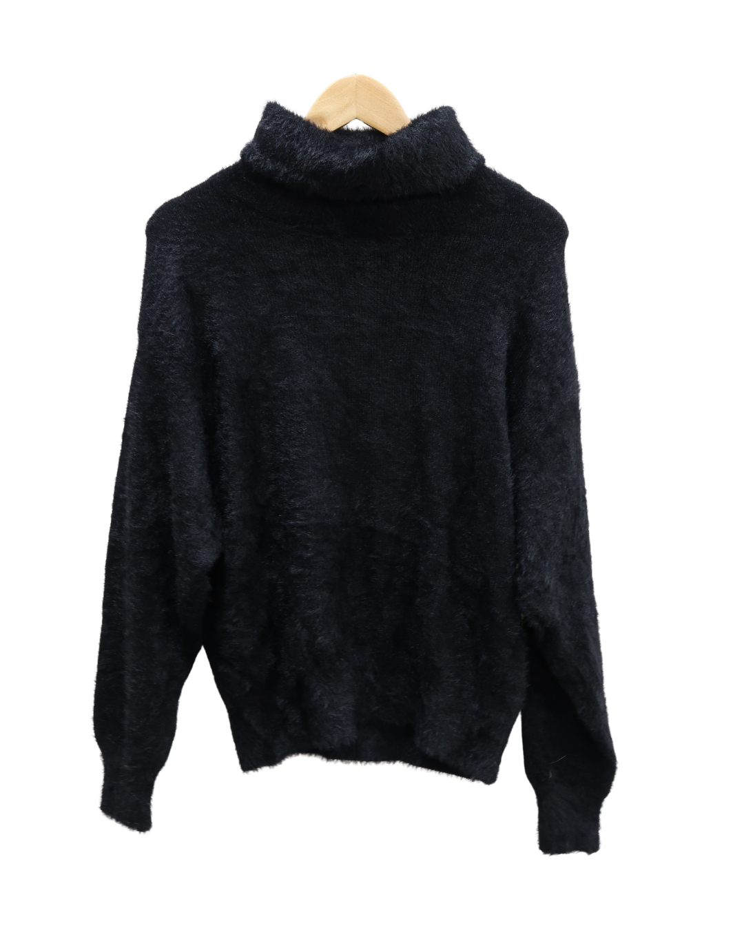 Pull noir à poils - In vogue - Taille unique