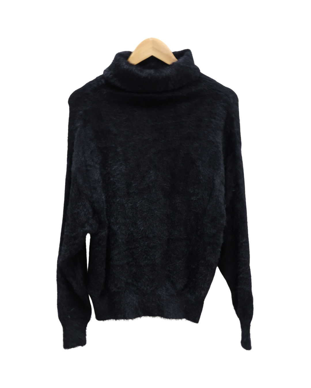 Pull noir à poils - In vogue - Taille unique