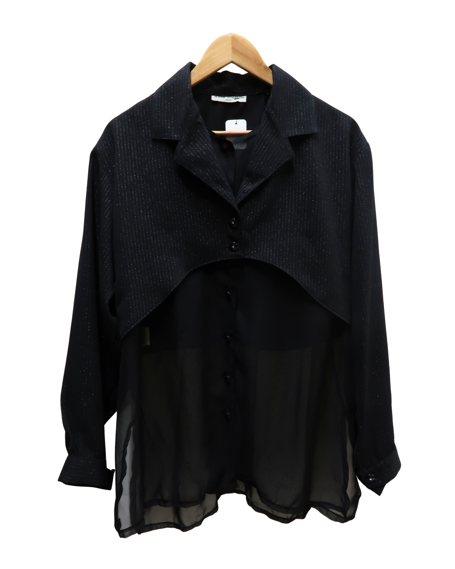 Chemise noire - Lady Vendetta - Taille unique