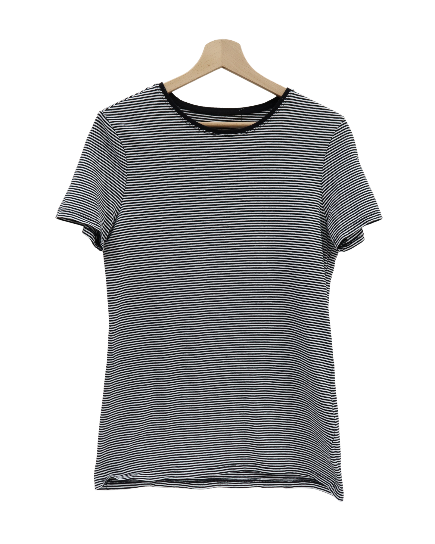 T-shirt rayé noir et blanc - Primark - M/L
