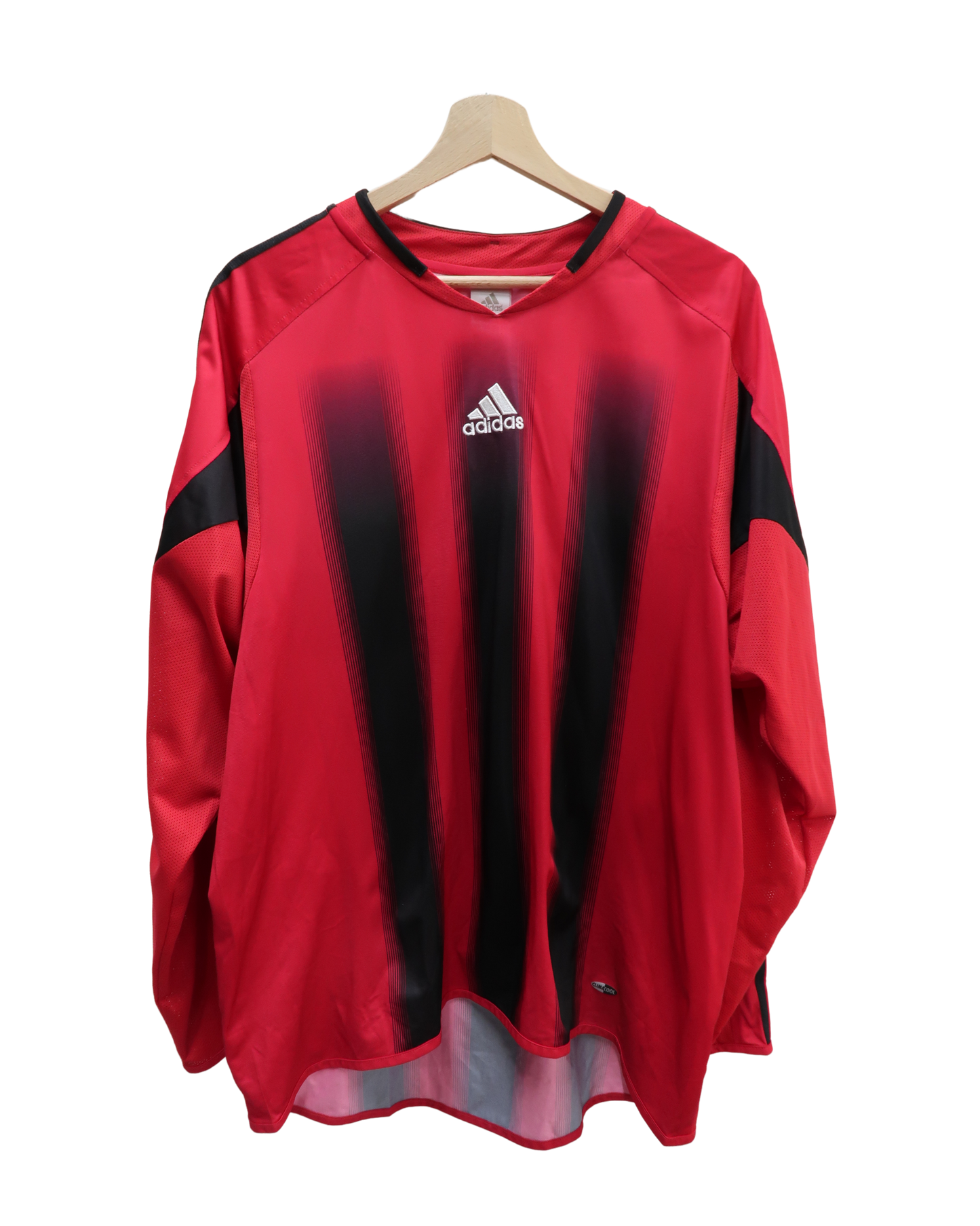 Maillot à manches longues rouge & noir - Adidas - L