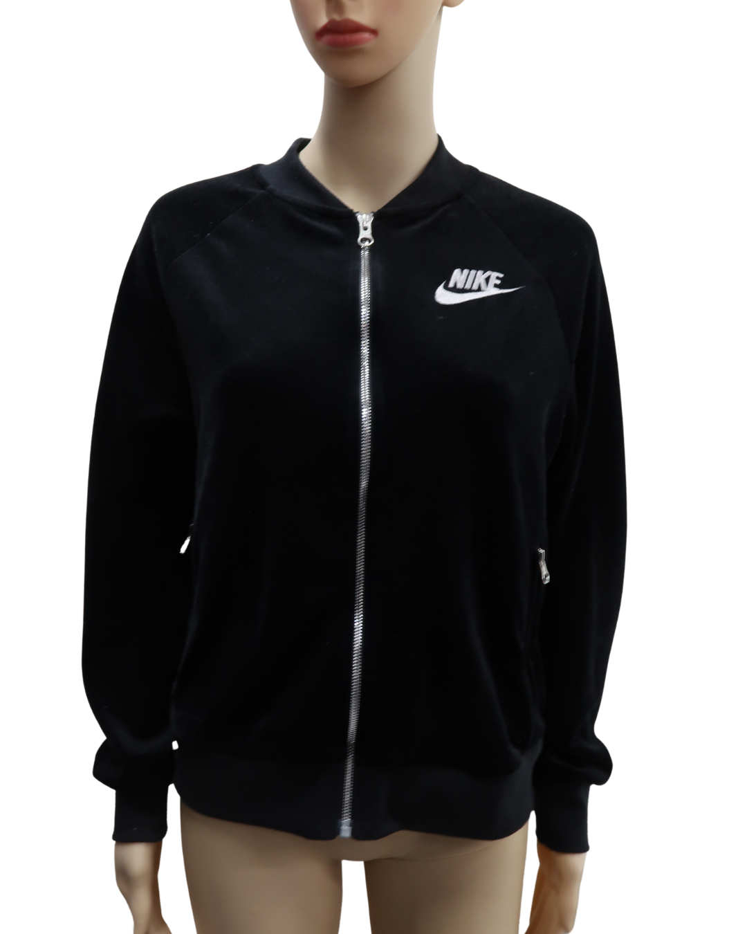 Gilet à capuche noir en velours - Nike - S