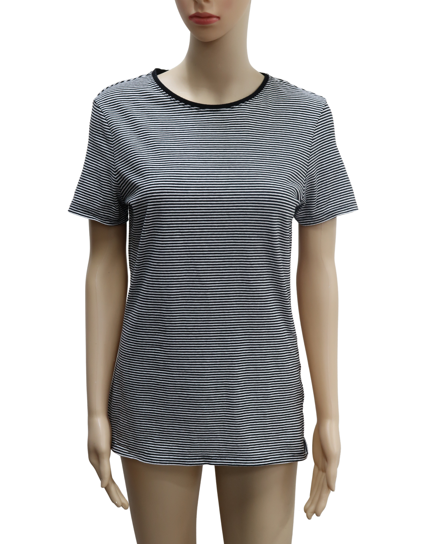 T-shirt rayé noir et blanc - Primark - M/L