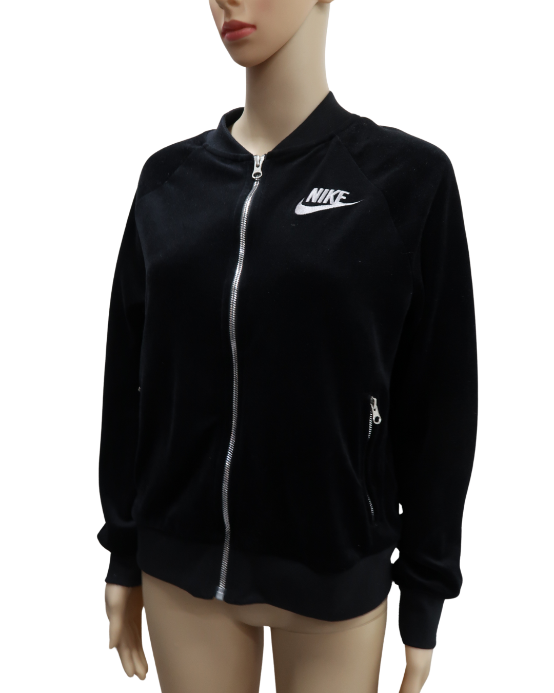 Gilet à capuche noir en velours - Nike - S