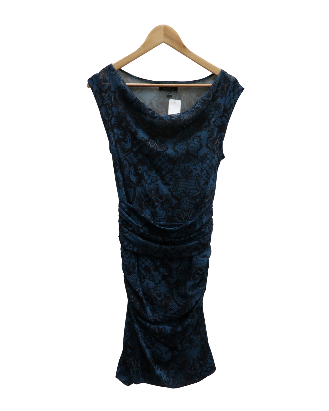 Robe longue turquoise & noire - Mexx - M