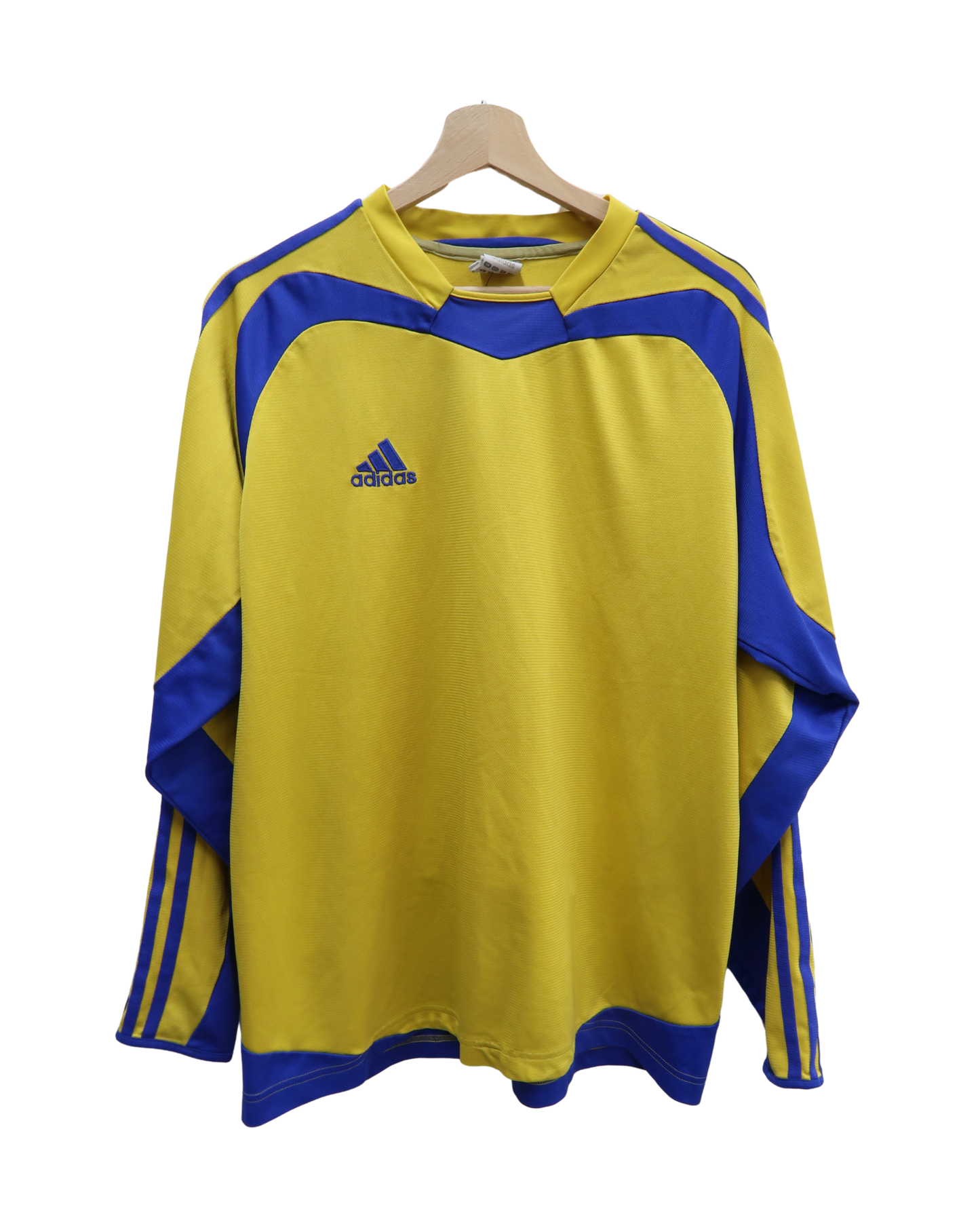 Maillot à manches longues bleu et jaune - Adidas - L