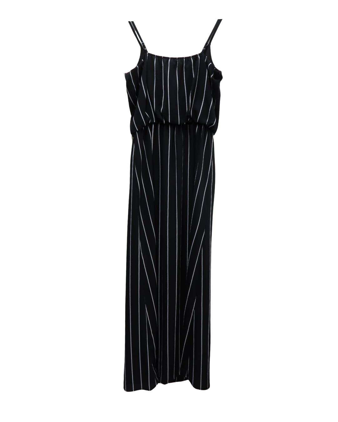 Robe longue à rayures noire et blanche - Only - S