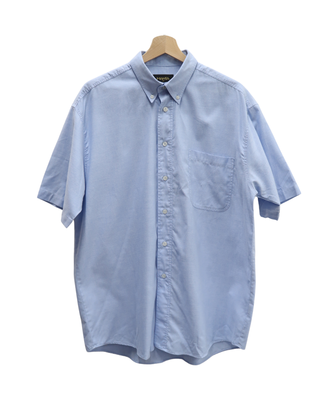Chemise à manches courtes bleu ciel - Manta - L