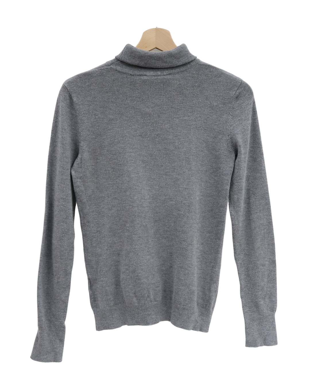 Pull gris à col roulé - Camaïeu - XS