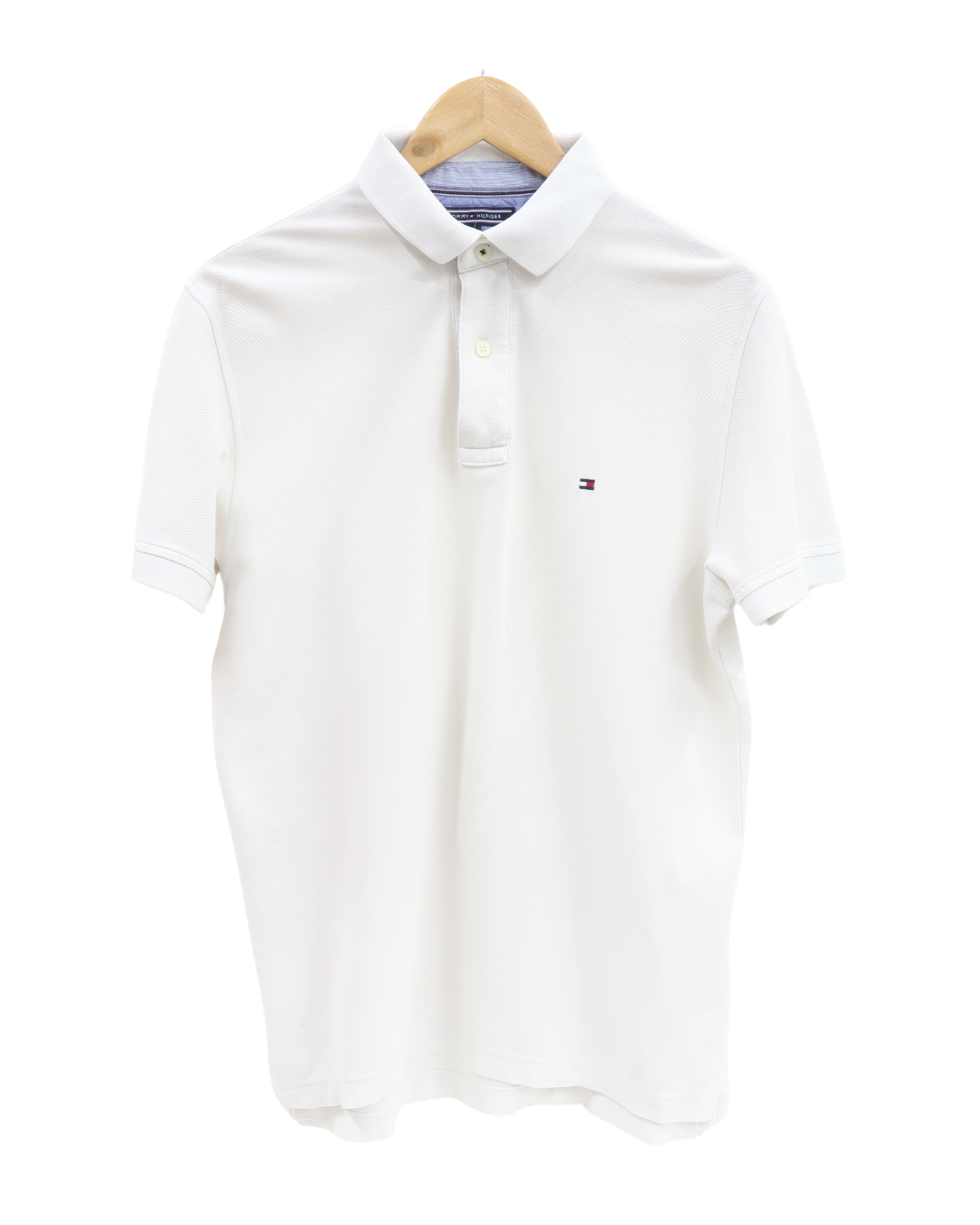 Polo blanc à manches courtes - Tommy Hifliger - M