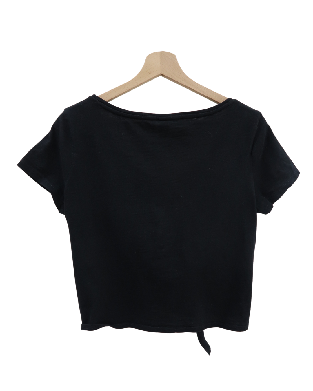 Haut noir à noeud - H&M - S
