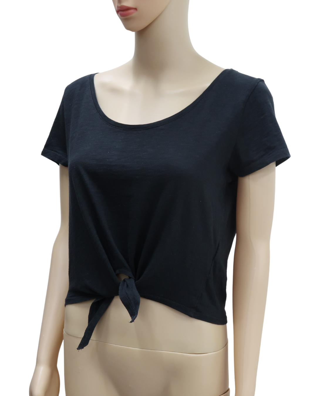 Haut noir à noeud - H&M - S