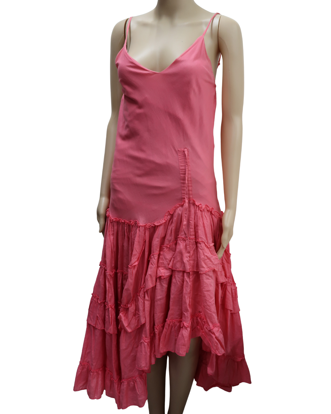 Robe rose à volants - Gasa - M