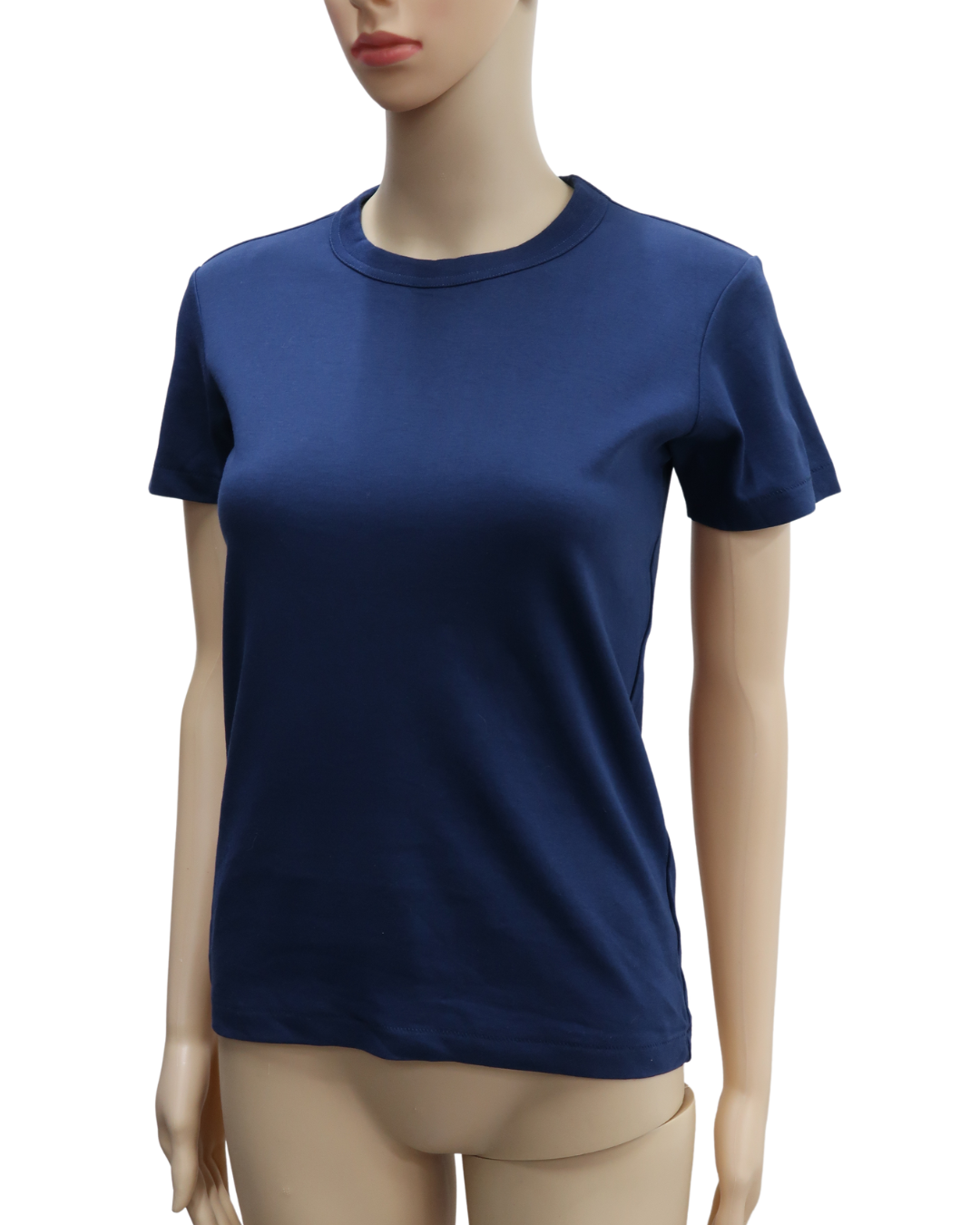 T-shirt à manches courtes bleu marine col rond - Uniqlo - S