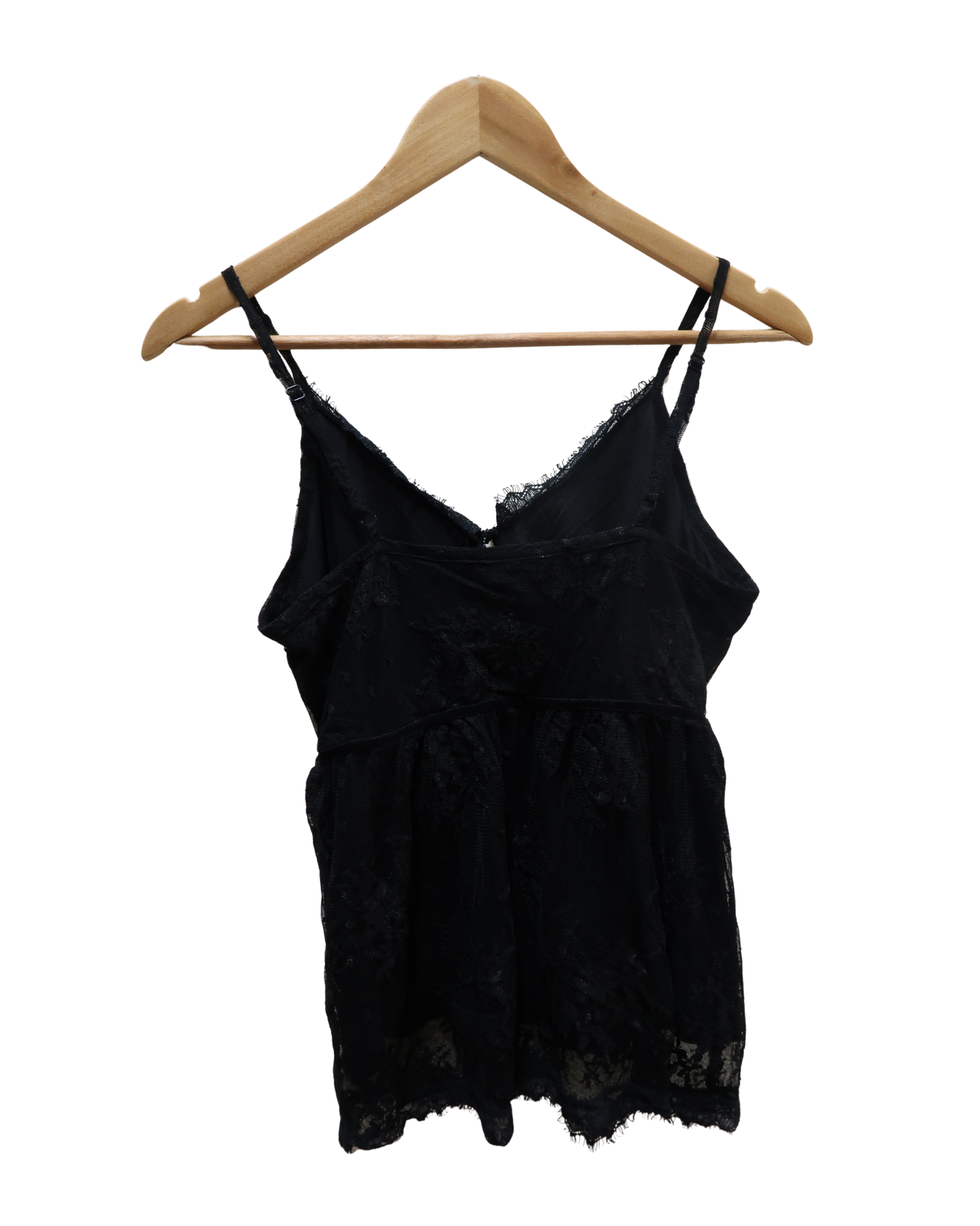 Débardeur noir en dentelle - Essentiel - M
