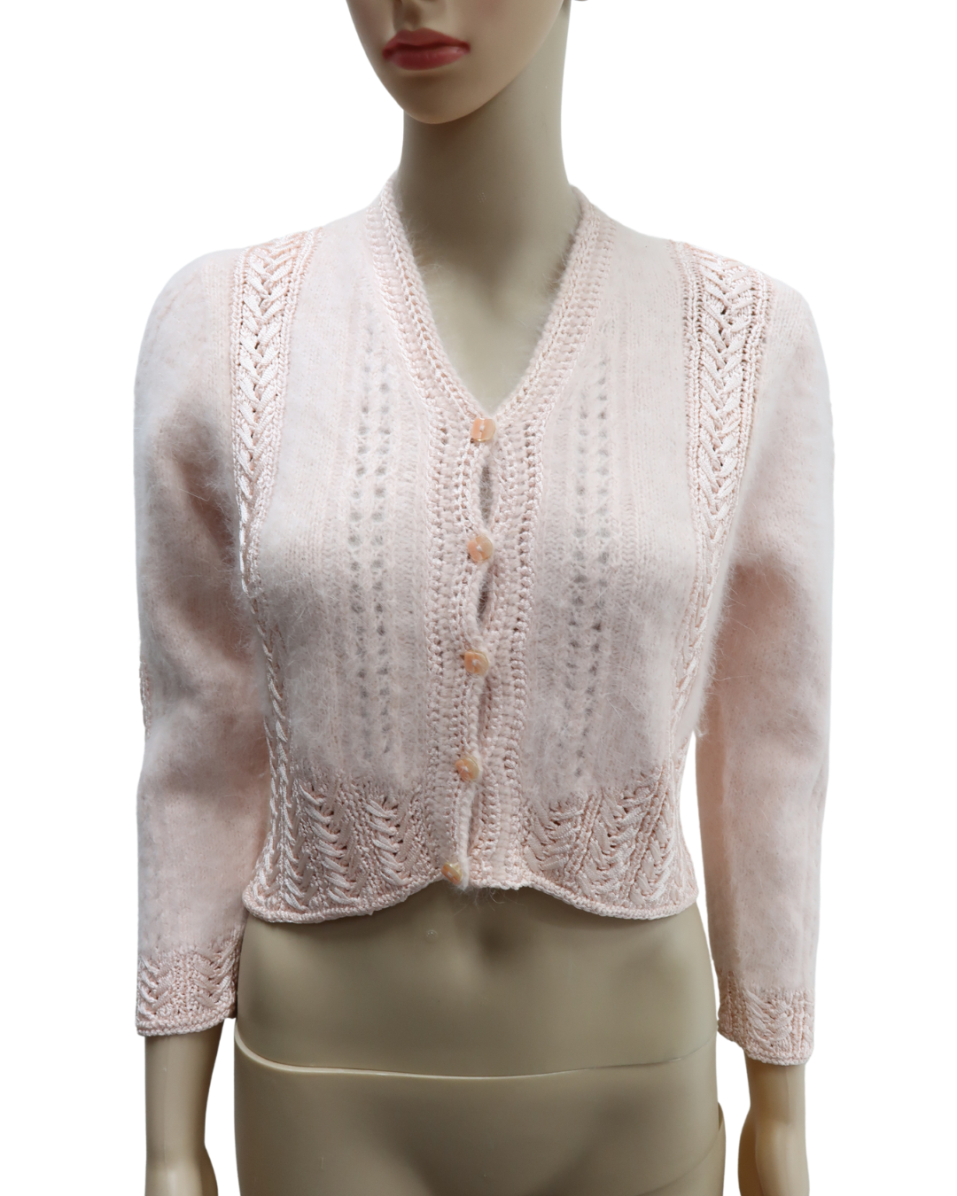 Cardigan rose pâle - S/M