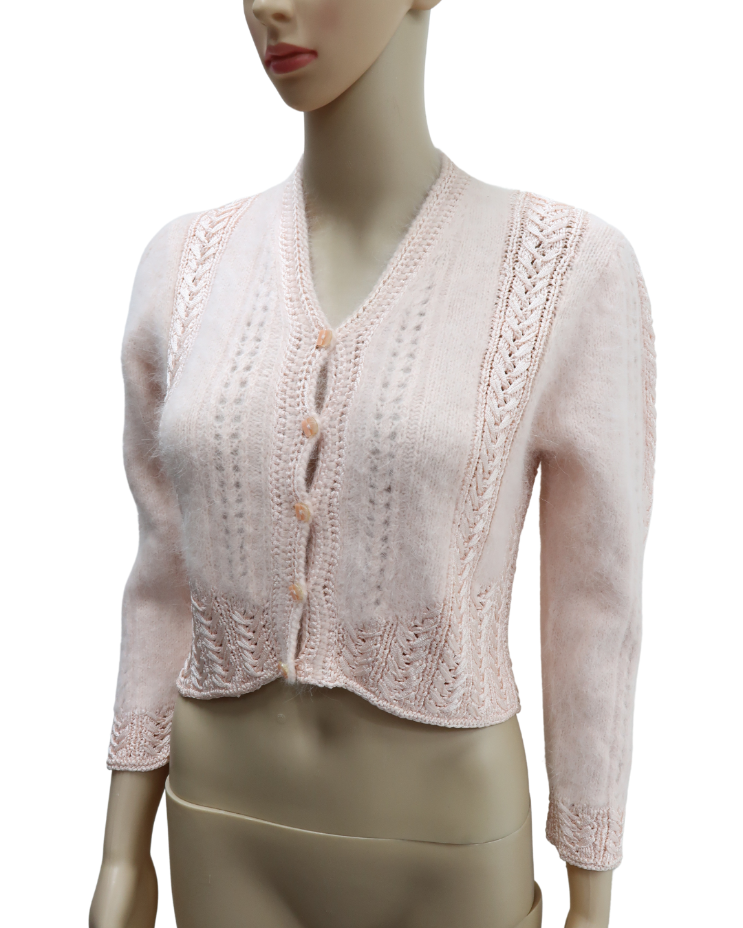 Cardigan rose pâle - S/M
