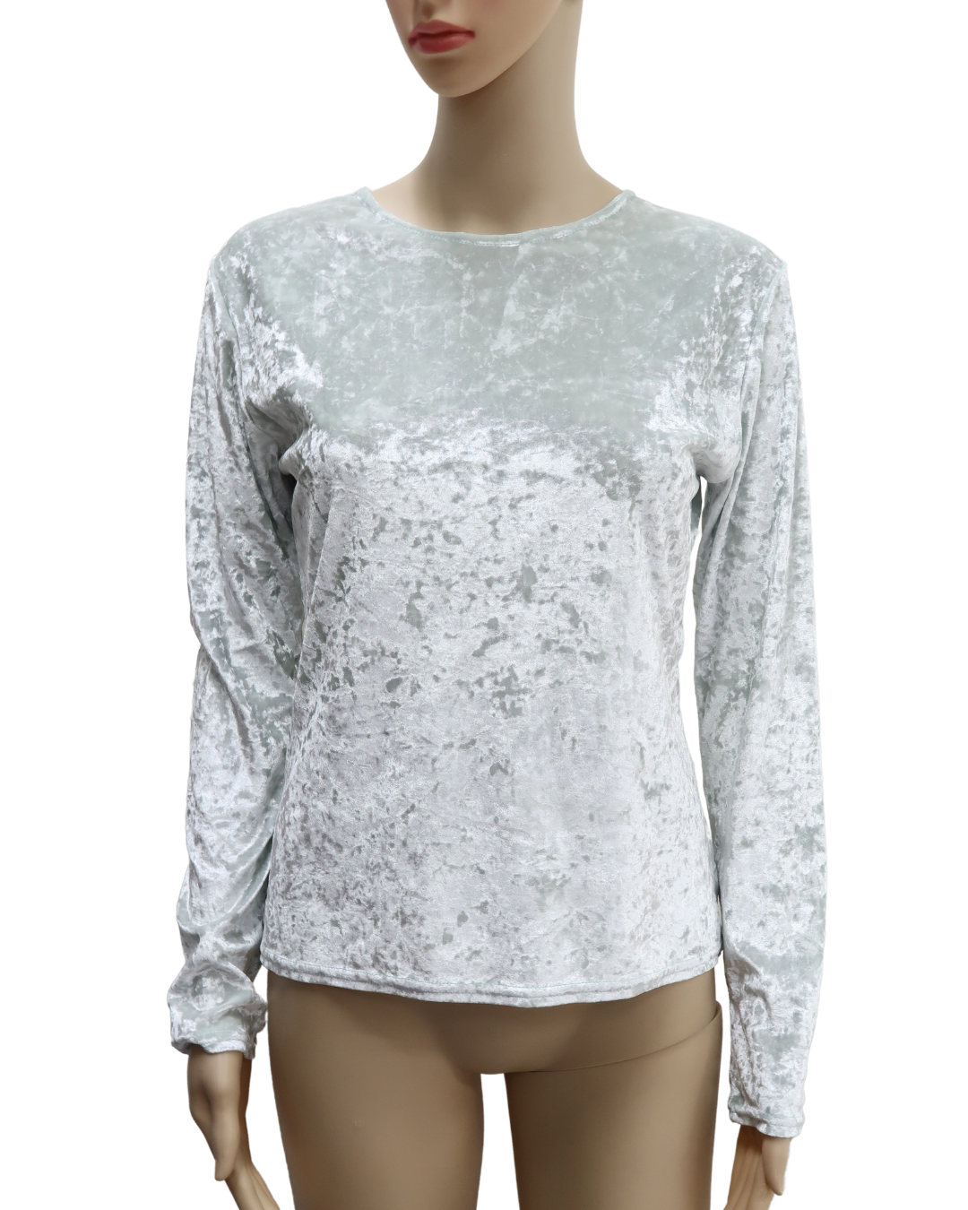 Haut en velour gris - Fashion studio - M