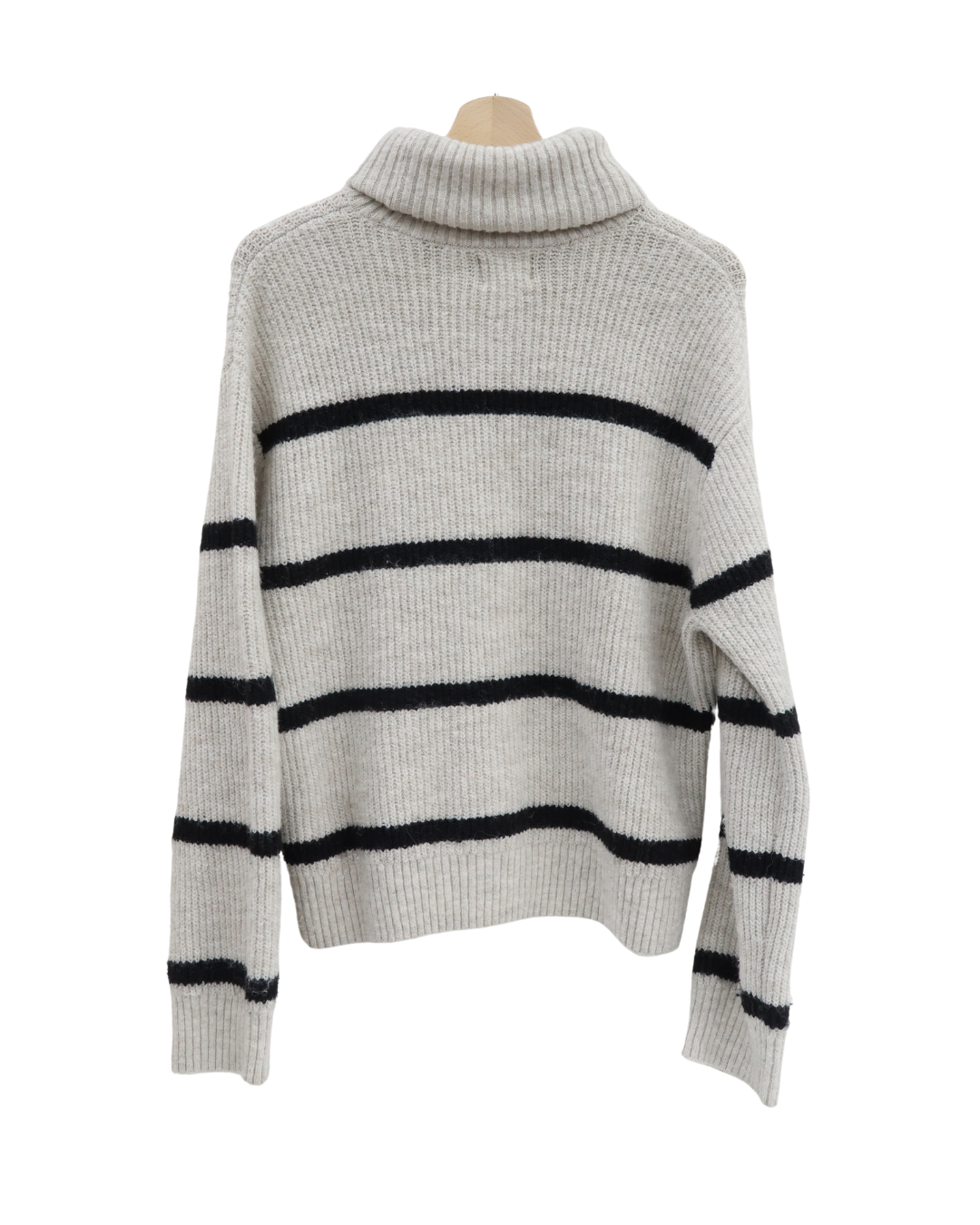 Pull marinière crème et noir - H&M - S