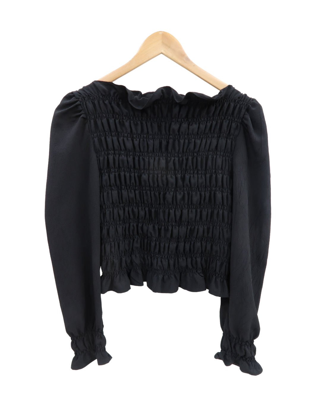 Haut noir ruché - H&M - S