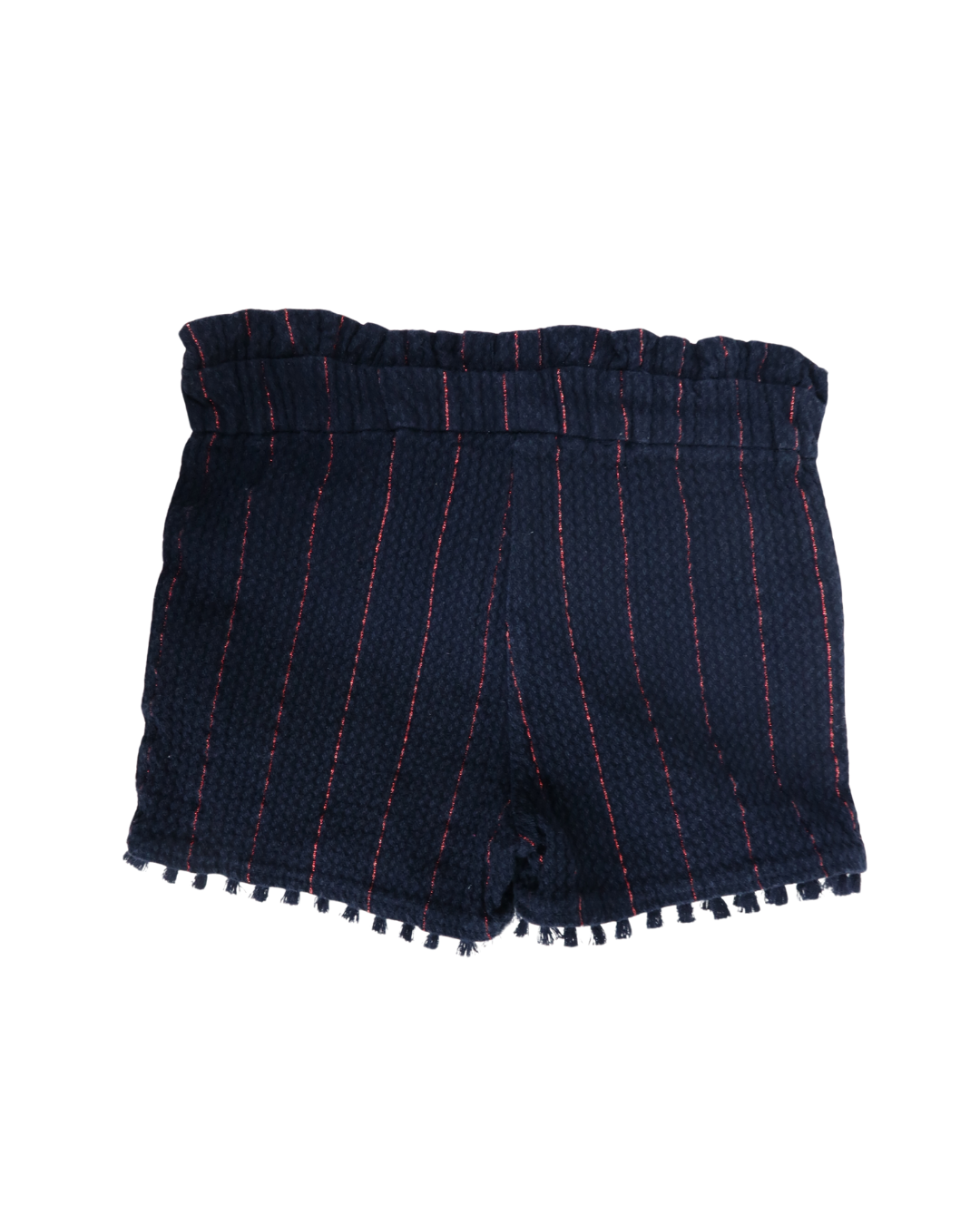 Short bleu marine à rayures - Lulu Castagnette - 2 ans
