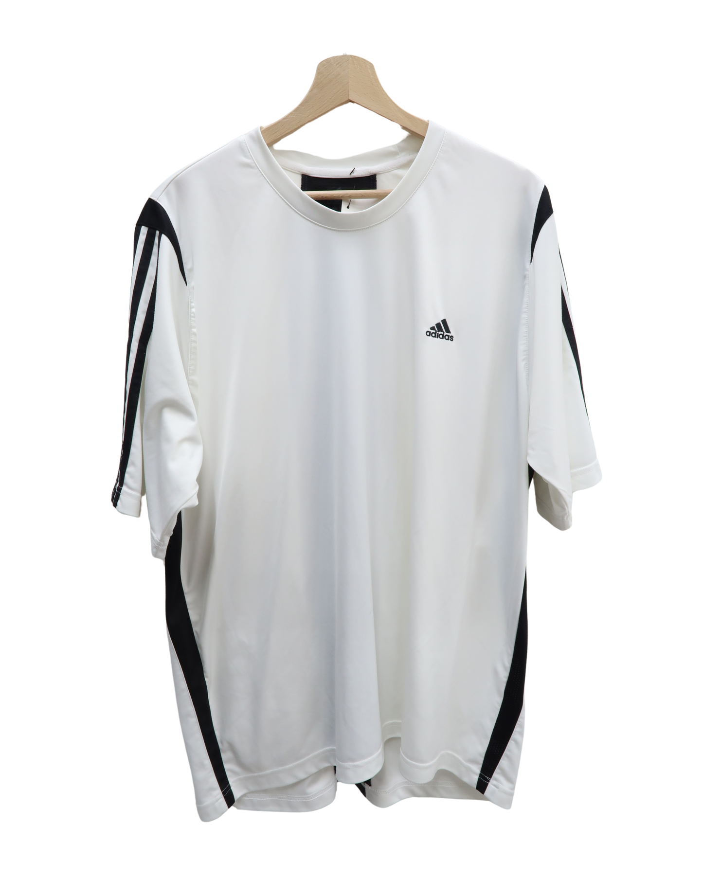 T-shirt blanc et noir - Adidas - XL