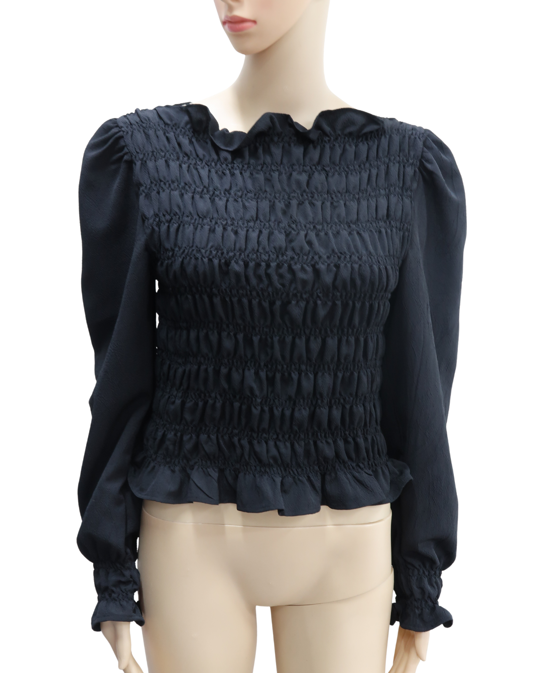 Haut noir ruché - H&M - S