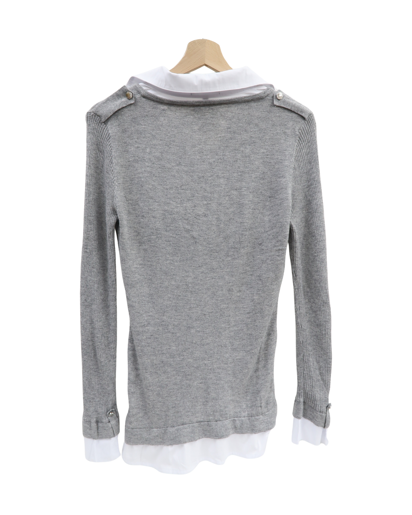 Haut gris & blanc - Morgan - S
